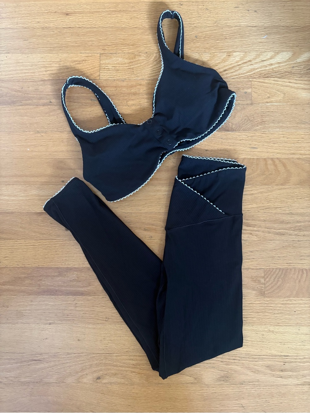 OFFLINE By Aerie Real Me XTRA Rib Picot Workout Set